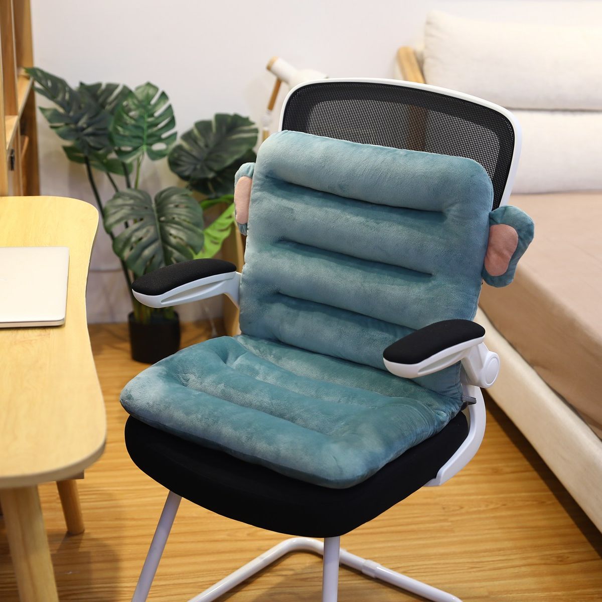 Supporting Cushion for Sciatica Pain - ComfortSeat-Green-Nora Luxe