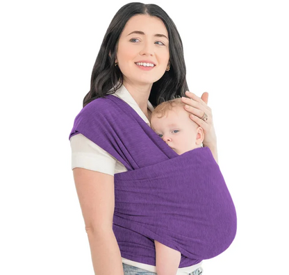 Supportive Baby Carrier - CuddleWrap-Purple-Nora Luxe