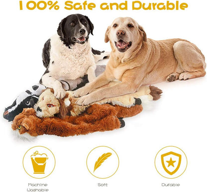 Sustainable Squeak Dog Toys - Set of 5-Nora Luxe
