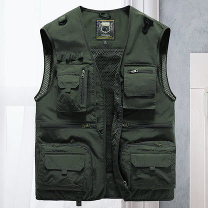 Sustainable Tactical Vest - ActionGuard-Olive Green-S-Nora Luxe