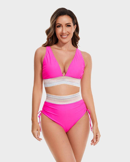 Strapless Beach Swimwear Set