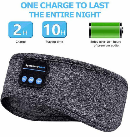 SymphonyBand™ Sleep Headphones-Ocean Blue-Nora Luxe