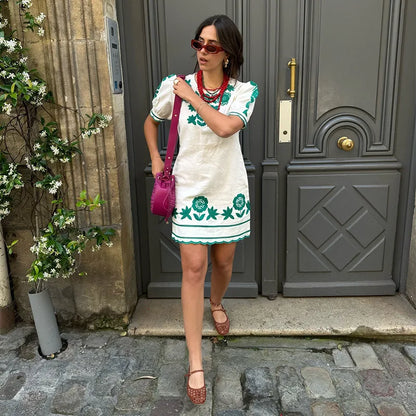 Casual Floral Summer Dress for Women