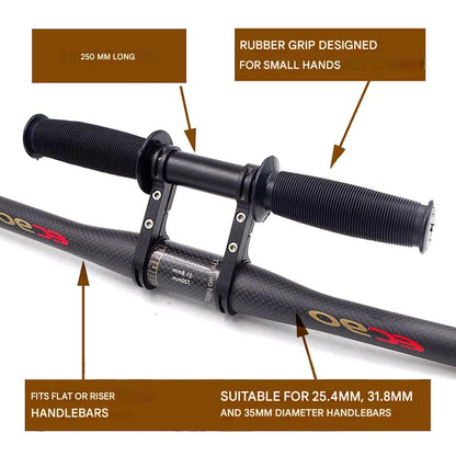 Kids Bike Handlebar and Detachable Child Seat Kit