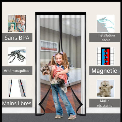 Easy Install Magnetic Screen Door