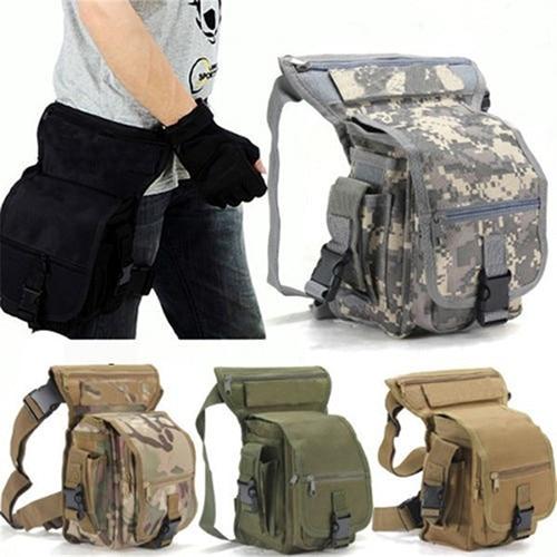 Rugged Military Style Leg Pouch for Men - Waterproof Combat Bag