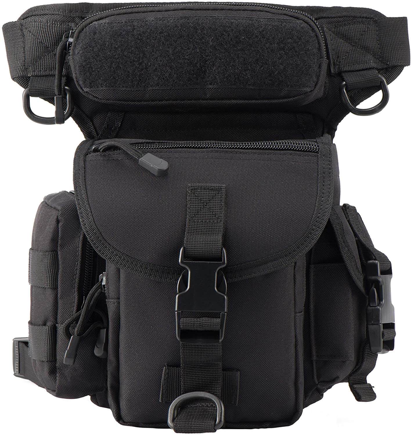 Rugged Military Style Leg Pouch for Men - Waterproof Combat Bag