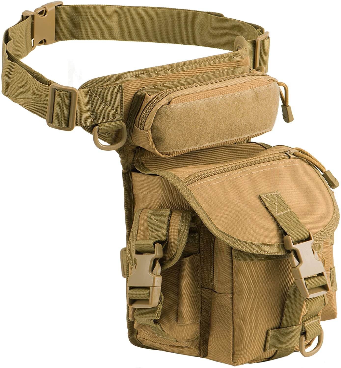 Rugged Military Style Leg Pouch for Men - Waterproof Combat Bag