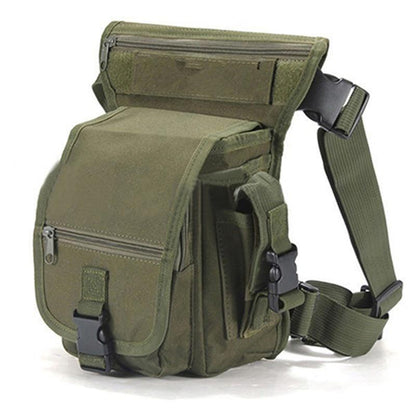 Rugged Military Style Leg Pouch for Men - Waterproof Combat Bag