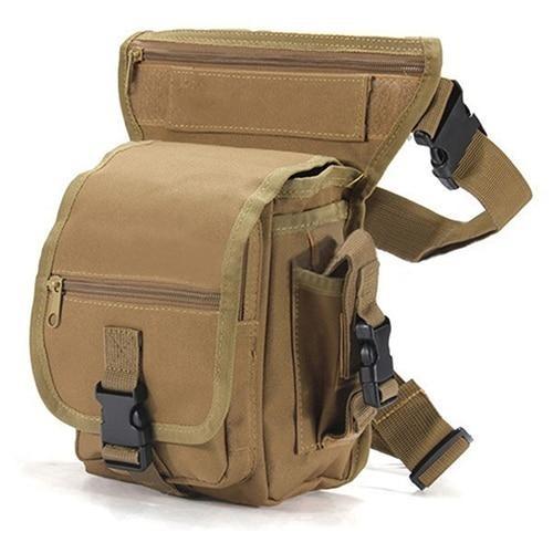 Rugged Military Style Leg Pouch for Men - Waterproof Combat Bag