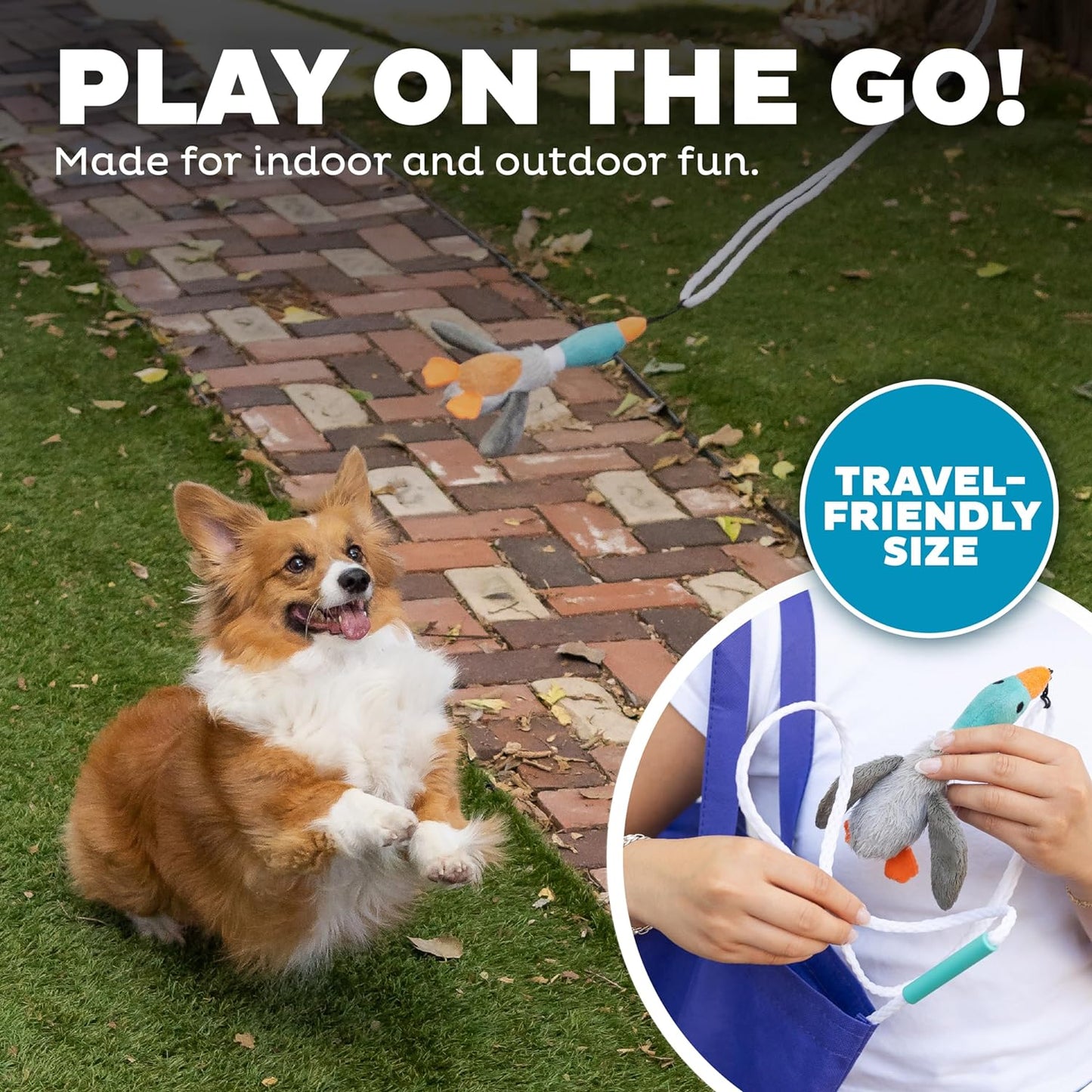 Tail Teaser Dog Play Stick - Perfect for Play and Exercise!-Nora Luxe
