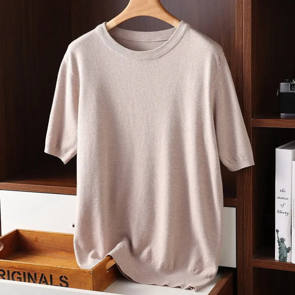 Classic Crew Neck Tee for Daily Style