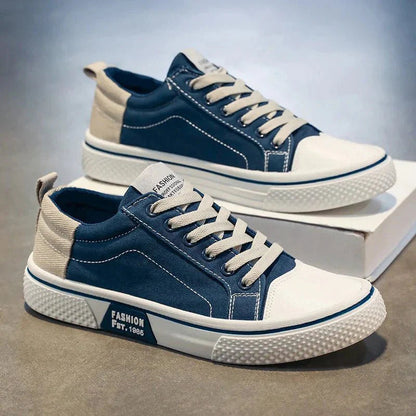 Comfortable Mens Lace Up Sneakers - Olytrend