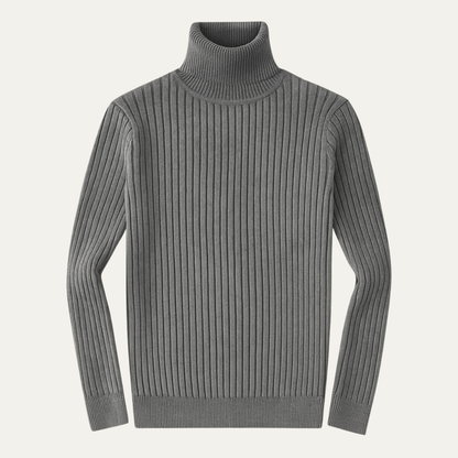 Men's Fitted Crew Neck Knitted Sweater - Nocini