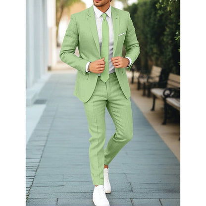 Relaxed Fit Two Piece Suit