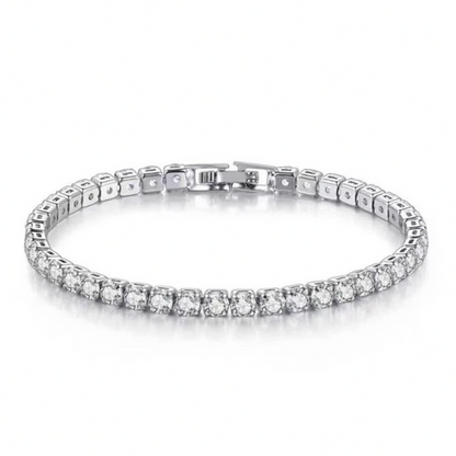 Sparkling Zirconia Tennis Style Bracelet - Pexav