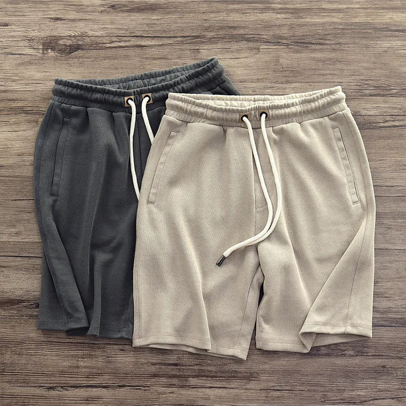 Comfortable Men's Elastic Waist Shorts - Olytrend