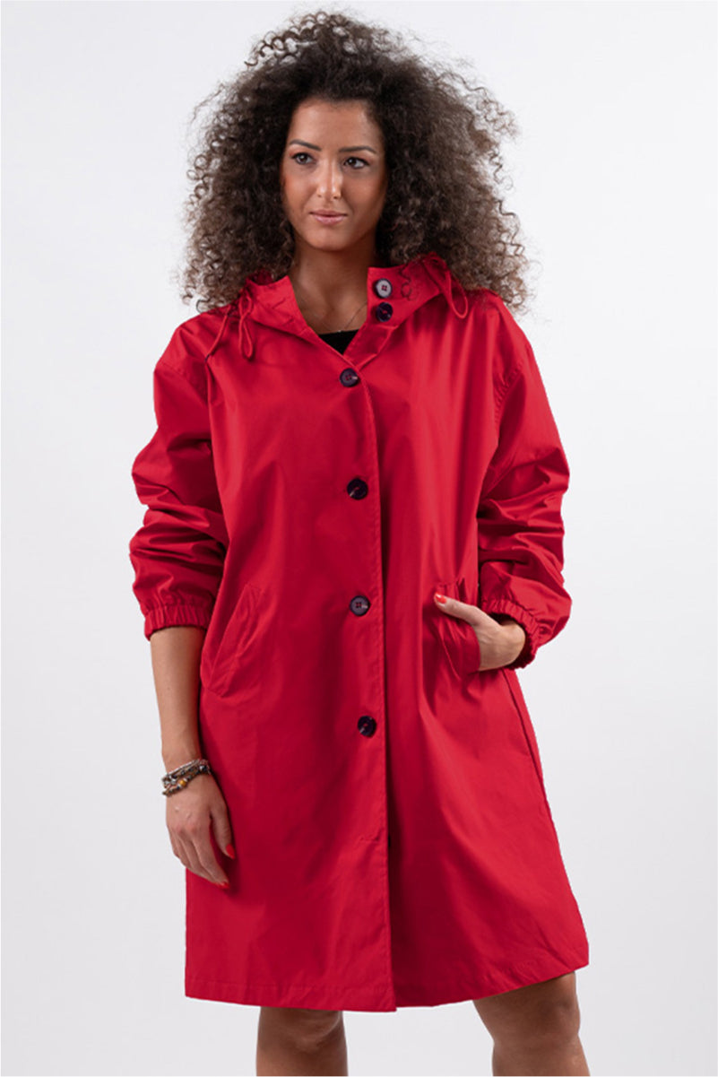 Relaxed Fit Waterproof Women's Jacket - Olytrend