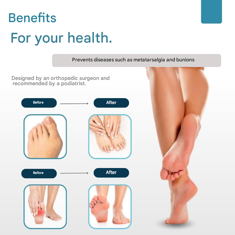 Therapeutic Toe Spreaders with Cushion Pads – Podiora-1 Pair + 1 Free-Nora Luxe