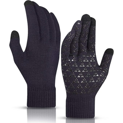 Thermal Touchscreen Winter Gloves - WarmFlex-Marine Blue-Nora Luxe