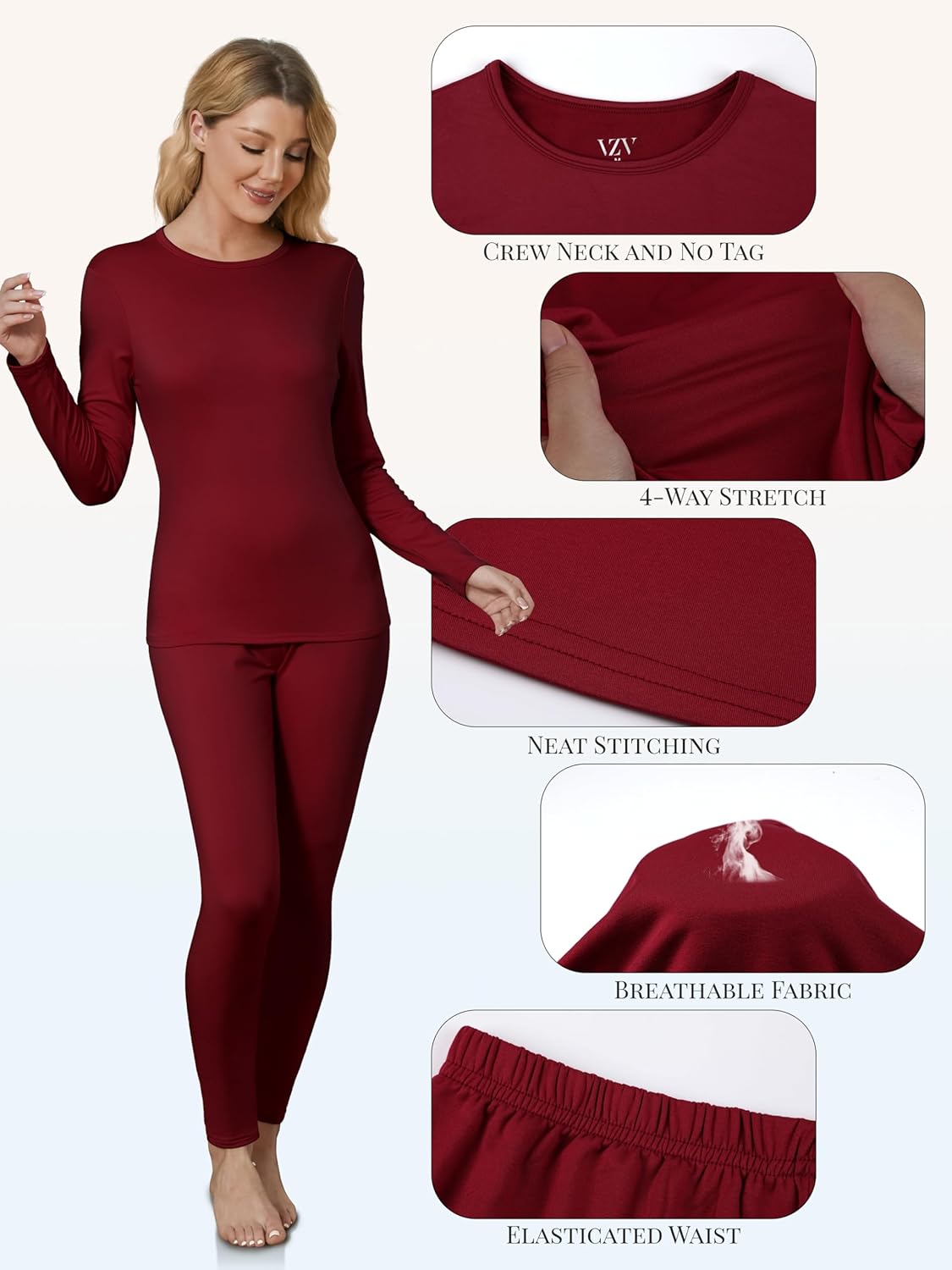 Thermal Underwear for Women - Sophie-Black-XS-Nora Luxe