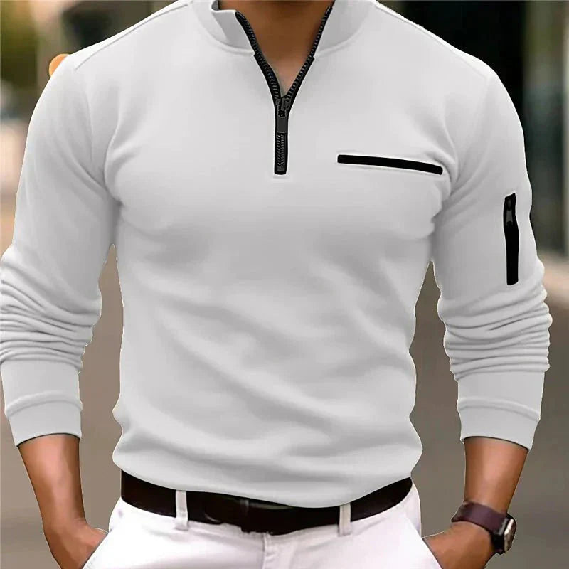 Men's Lightweight Hooded Pullover Sweater
