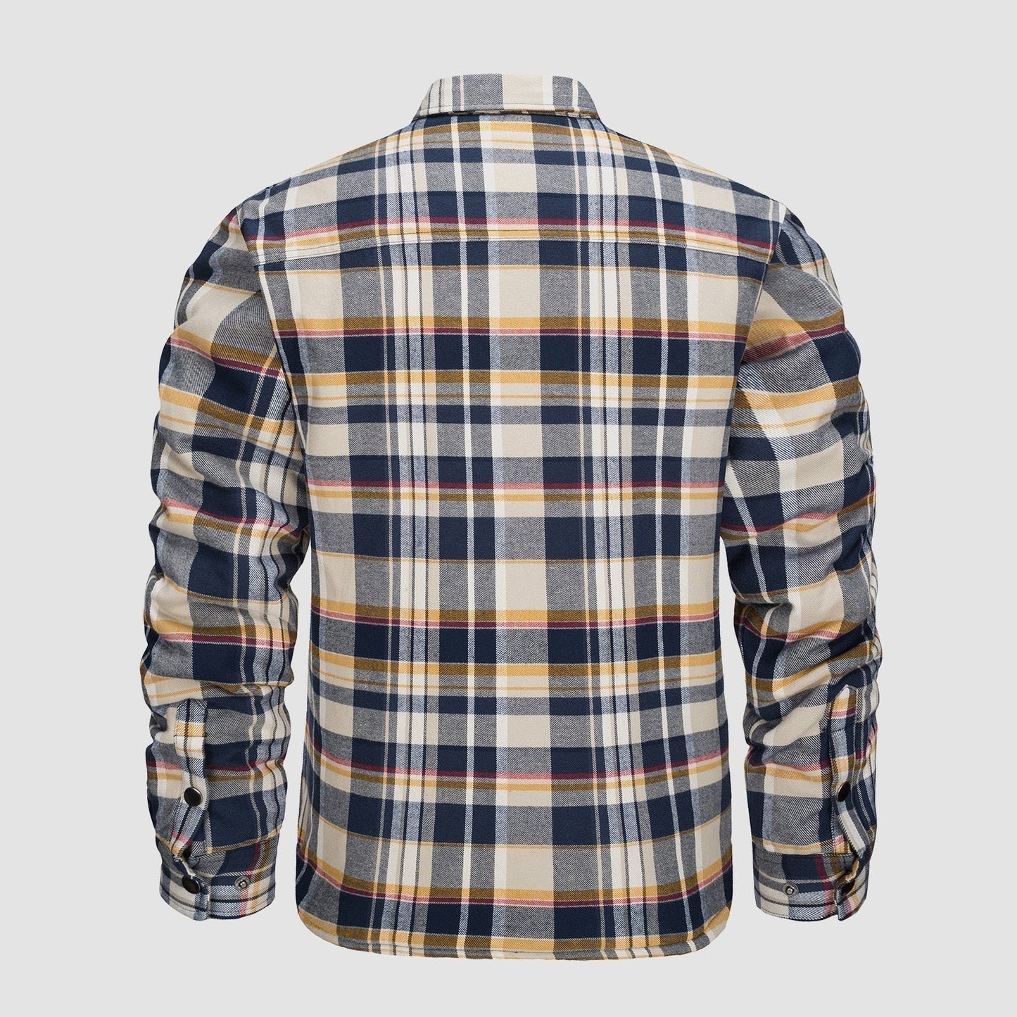 Thorne - Warm Plaid Shirt Jacket for Men