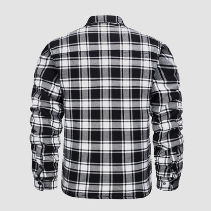 Thorne - Warm Plaid Shirt Jacket for Men