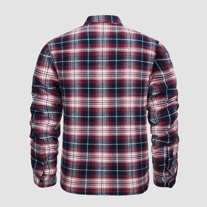 Thorne - Warm Plaid Shirt Jacket for Men