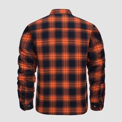 Thorne - Warm Plaid Shirt Jacket for Men