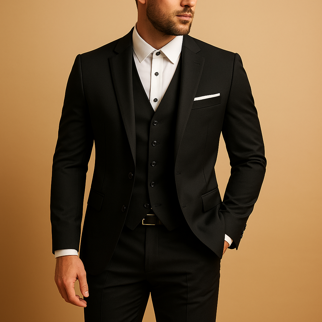 Classic Mens Slim Fit 3 Piece Suit - Nocini