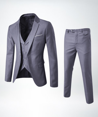 Three-Piece Suit - Archer-Black-S-Nora Luxe
