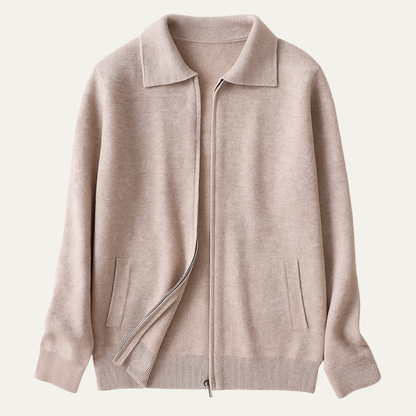 Premium Men's Cashmere Wool Cardigan Sweater - Nocini