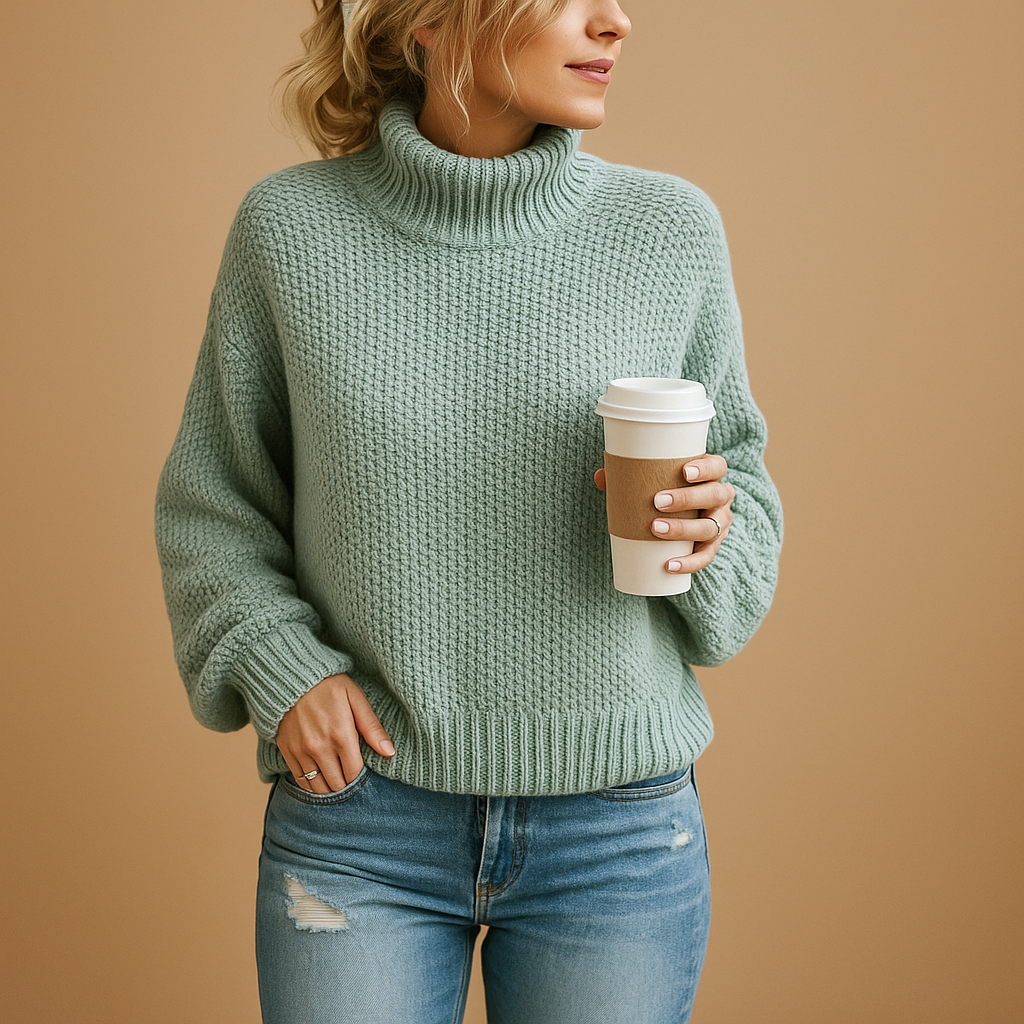 Classic Cable Knit Women's Sweater - Nocini