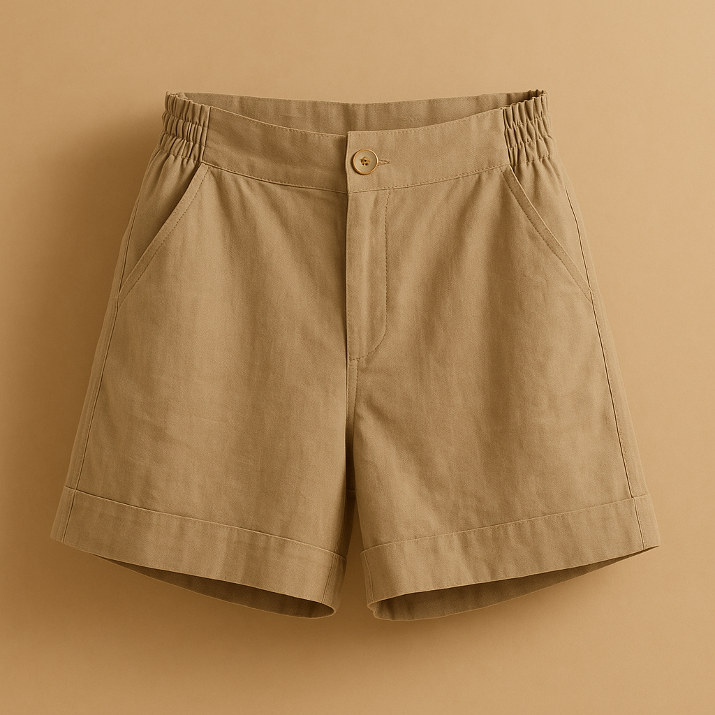 Women’s timeless summer shorts Harper with a classic fit and breathable fabric, perfect for the beach, city strolls, and summer vacations.