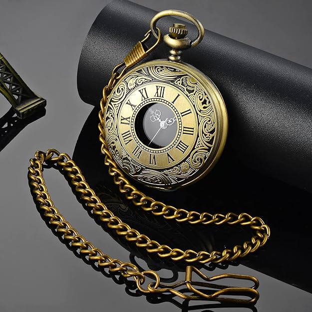 Timeless Vintage Pocket Watch - Kevin-Bronze-Nora Luxe