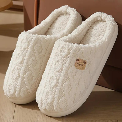 Cozy Warm Fuzzy Slippers for Ladies - Pexav
