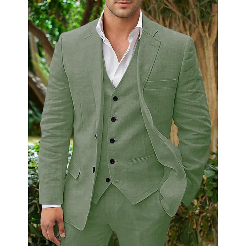 Men's Classic Formal Three Piece Suit