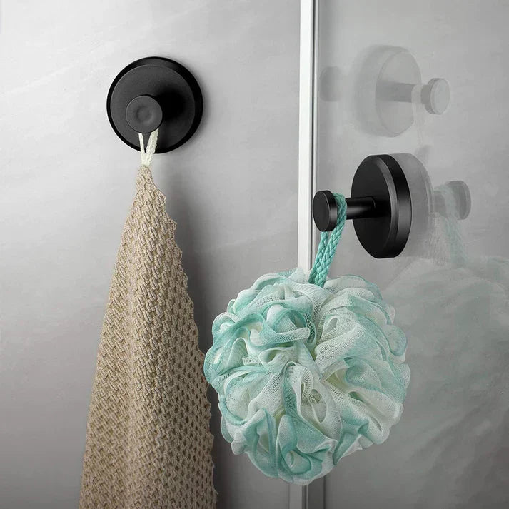 Towel hooks - SuperHold-Black-Nora Luxe