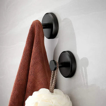 Towel hooks - SuperHold-Black-Nora Luxe