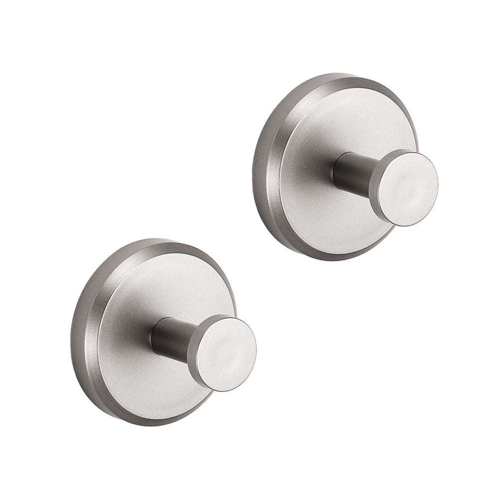 Towel hooks - SuperHold-Silver-Nora Luxe