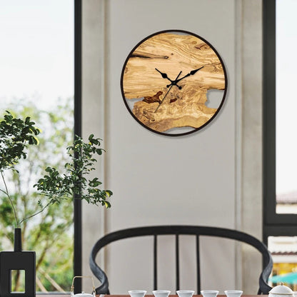 Clear Glass Wall Clock - Pexav