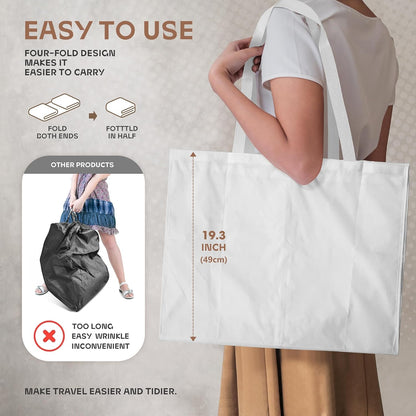 Durable Luggage Clothing Bag with Clear View Pockets