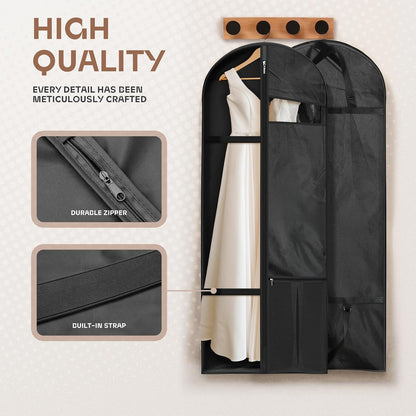 Durable Luggage Clothing Bag with Clear View Pockets