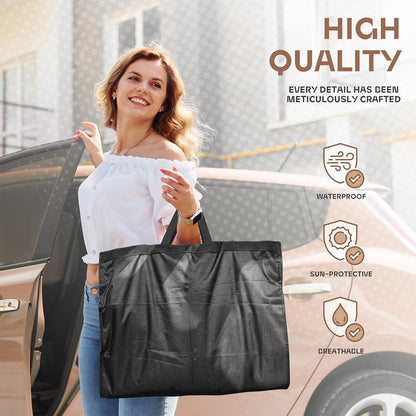 Durable Luggage Clothing Bag with Clear View Pockets