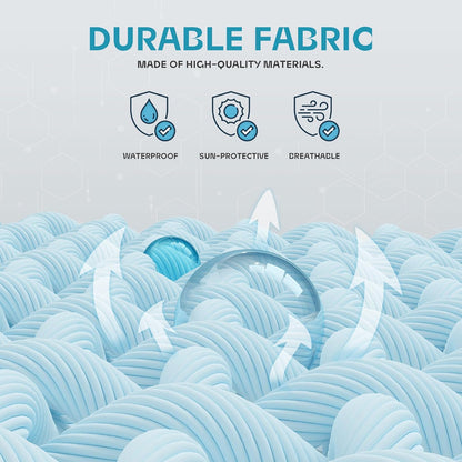 Durable Luggage Clothing Bag with Clear View Pockets