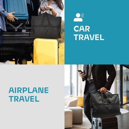 Durable Luggage Clothing Bag with Clear View Pockets