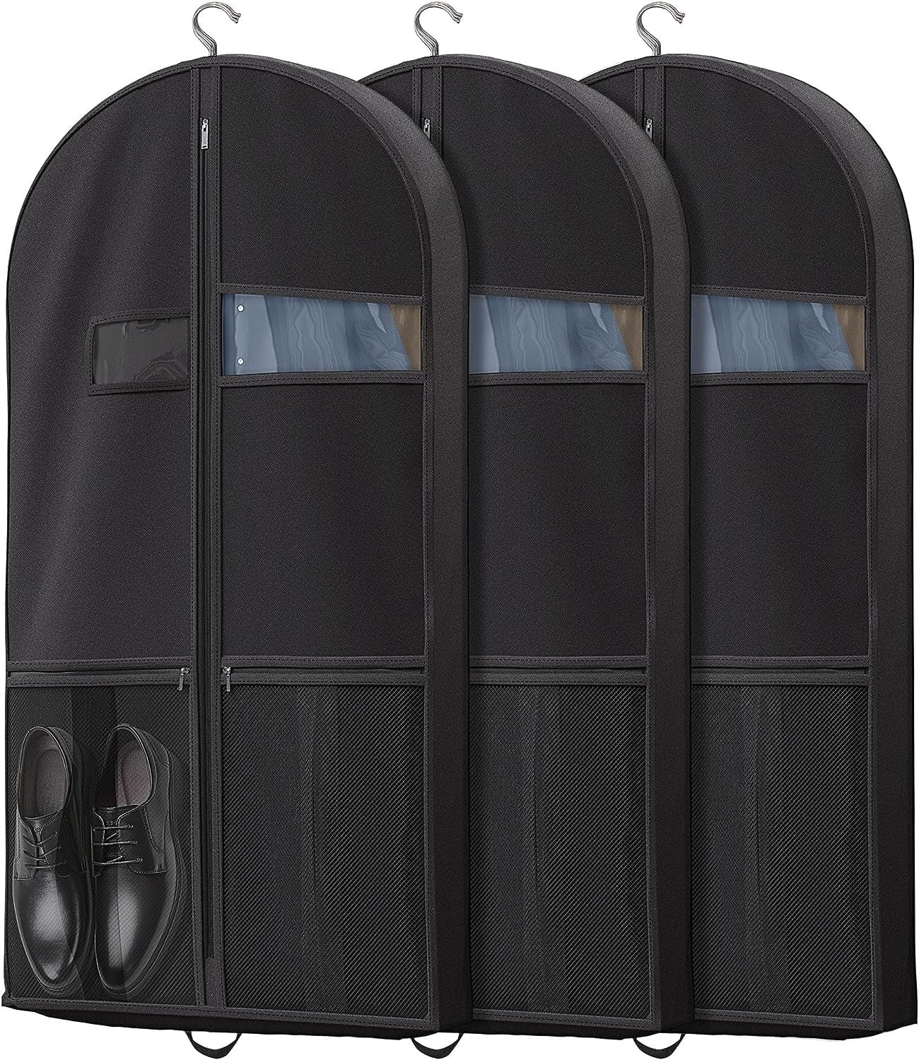 Durable Luggage Clothing Bag with Clear View Pockets - Pexav