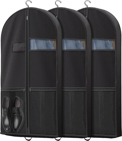 Durable Luggage Clothing Bag with Clear View Pockets - Pexav