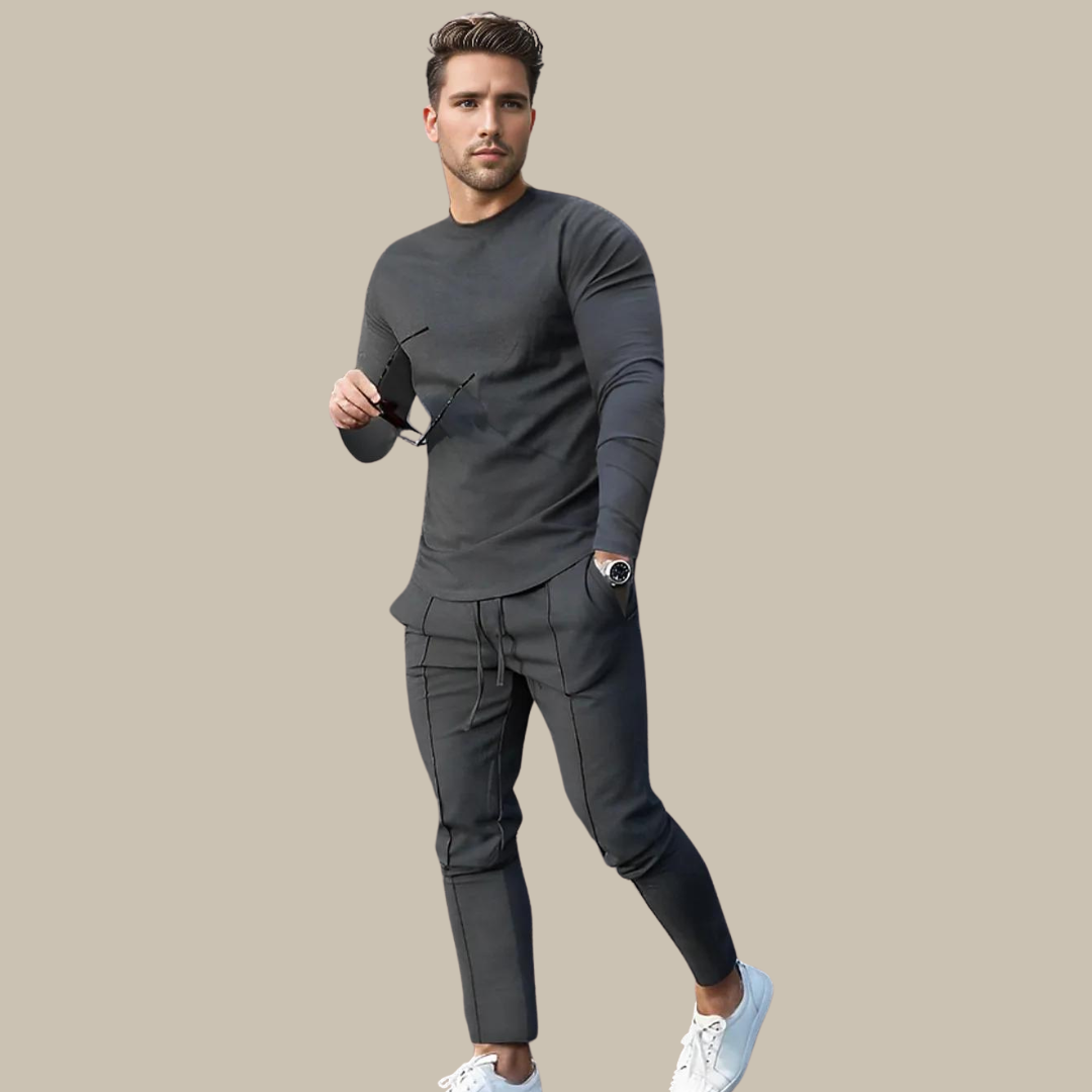 Stylish Mens 2-Piece Tracksuit Set - Pexav